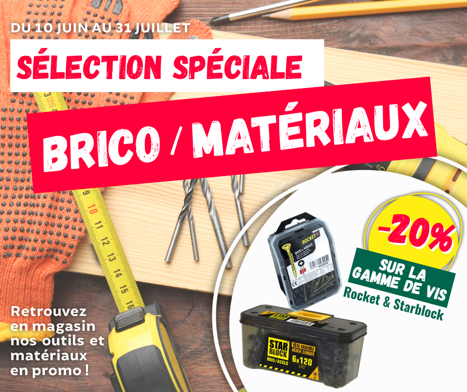 Opération BRICO et MATÉRIAUX