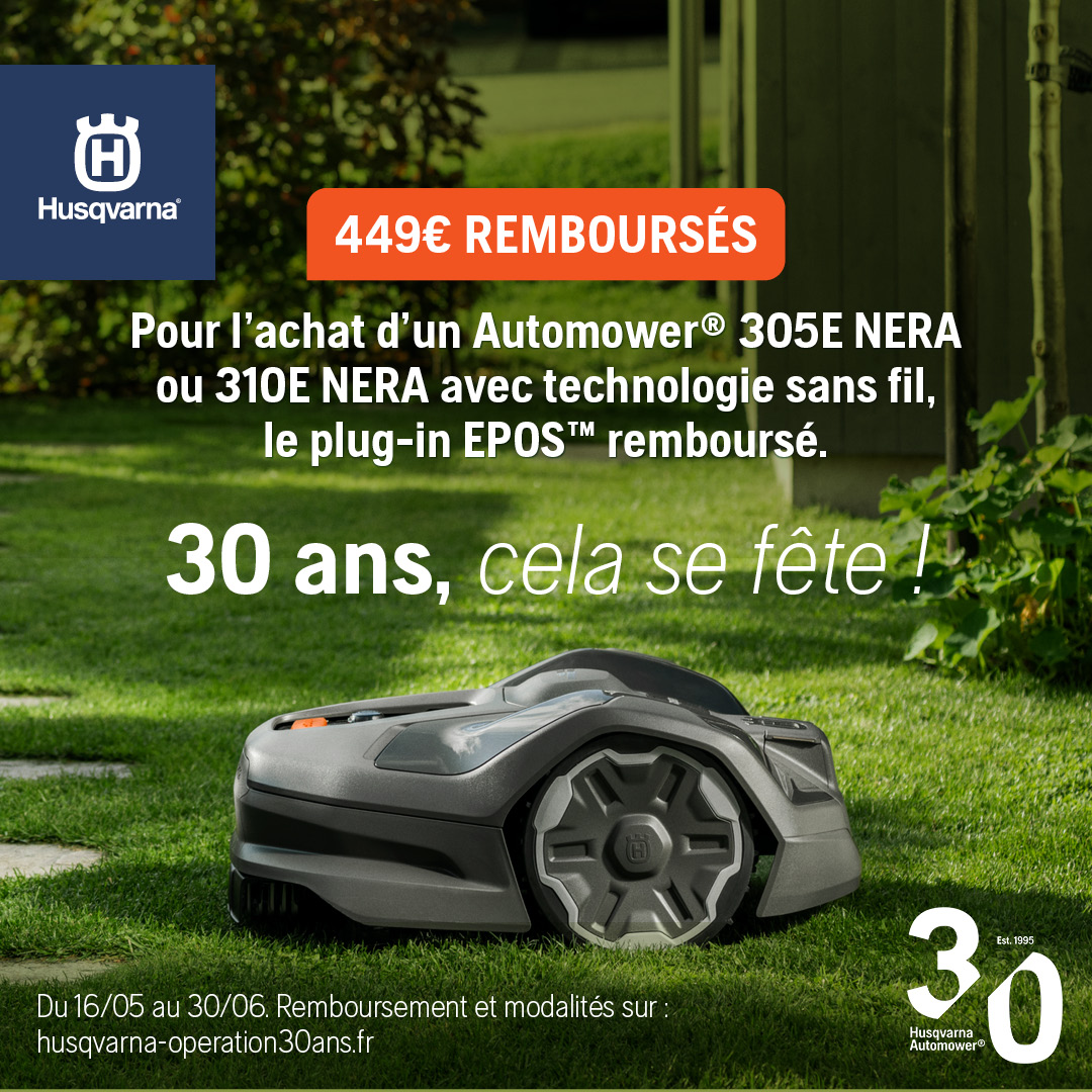 449€ REMBOURSÉS SUR VOTRE ROBOT