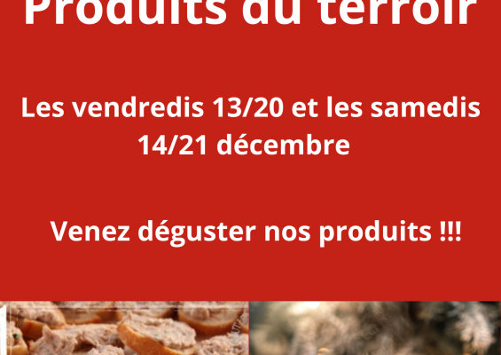 Dégustation produits du terroir
