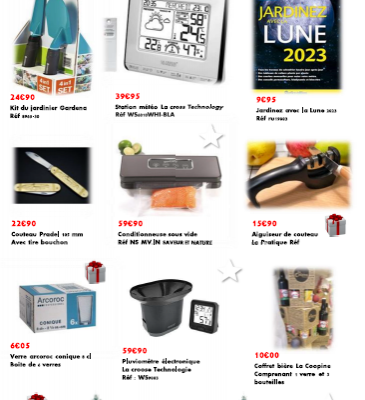Idées cadeaux
